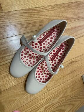 B.A.I.T But another Innocent tale white pearl shoes